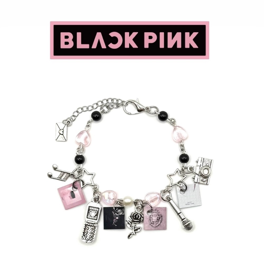 BLACKPINK Kpop Idol Charm Bracelet | Concert Outfit Accessories